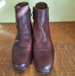 Franco Sarto Leather Ankle Boots